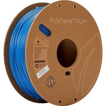 Polymaker PolyTerra PLA+ Blue, modrá, 1,75mm, 1kg (PM70949)