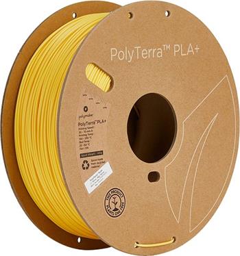 Polymaker PolyTerra PLA+ Yellow, žlutá, 1,75mm, 1kg (PA05001)