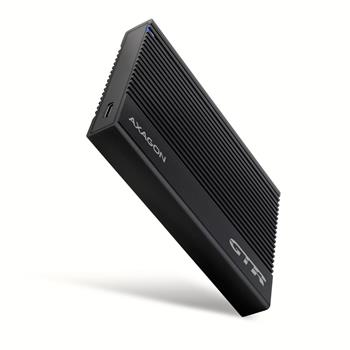 AXAGON EE25-GTR, USB-C 10Gbps - SATA 6G 2.5" RIBBED box, černý (EE25-GTR)