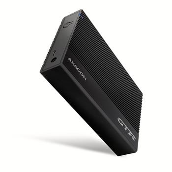 AXAGON EE35-GTR, USB-C 5Gbps - SATA 6G 3.5" RIBBED box, černý (EE35-GTR)