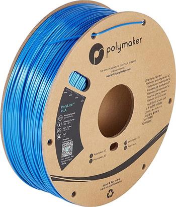 Polymaker PolyLite Silk PLA Blue, modrá, 1,75mm, 1000g (PA03005)