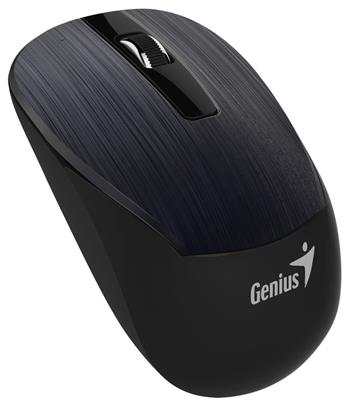 Genius NX-7015 černá, Myš, bezdrátová, optická, 1600DPI, 3 tlačítka, Blue-Eye senzor, USB, černá (31030019412)