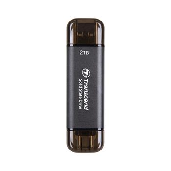 Transcend TS2TESD310C 2TB USB Type-A/USB Type-C 3D NAND flash R 1050 MB/s, W 950 MB/s (TS2TESD310C)
