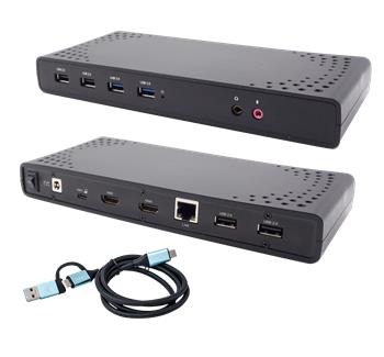 i-tec USB 3.0/USB-C/Thunderbolt, 2x HDMI Docking Station, PD 85W (CADUALHDMIDOCKPD)