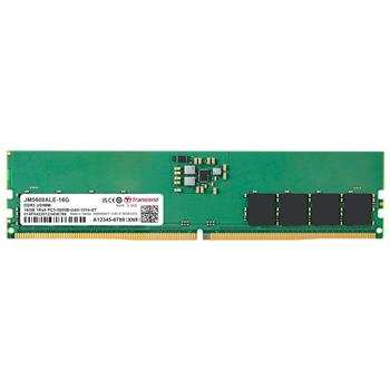 Transcend paměť 16GB DDR5 4800 U-DIMM (JetRam) 1Rx8 2Gx8 CL40 1.1V (JM5600ALE-16G)