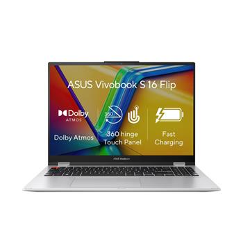 ASUS Vivobook S 16 Flip - Ryzen 5 7530U/8GB/512GB SSD/16"/WUXGA/IPS/16:10/Touch/2y PUR/Win 11 Home/stříbrná (TN3604YA-MC009W)