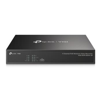 TP-LINK záznamové zařízení VIGI NVR1004H-4P 4 kanálů, 4x Lan s PoE, 2x USB (VIGI NVR1004H-4P)