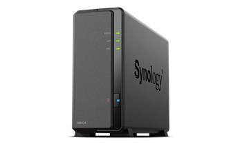 Synology DS124 Realtek RTD1619B 1,7GHz, 1GB RAM DDR4, 1x SATA, 2x USB3.2 Gen 1, 1x GbE (DS124)