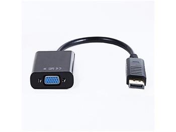 Adaptér DisplayPort (M) na VGA (F), kabel 15cm, černý (A-DPM-VGAF-02)