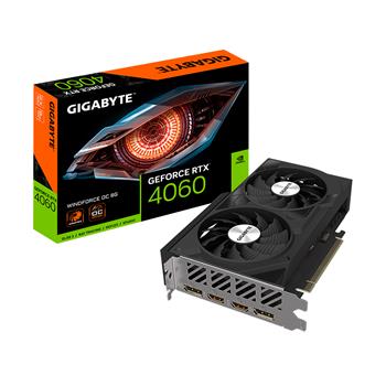 GIGABYTE GeForce RTX 4060 WINDFORCE OC 8G GV-N4060WF2OC-8GD, 8GB GDDR6, 1xDP, 1xHDMI (GV-N4060WF2OC-8GD)
