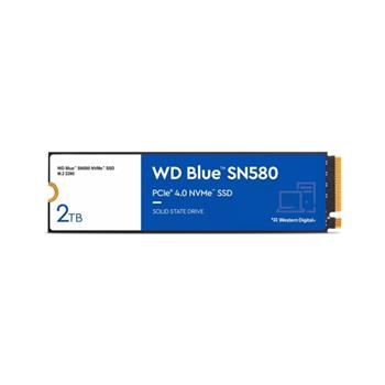WD BLUE SSD NVMe 2TB PCIe SN580,Gen4 , (R:4150, W:4150MB/s) (WDS200T3B0E)