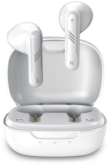 Genius HS-M905BT, Headset, bezdrátový, do uší, mikrofon, Bluetooth 5.3, USB-C, bílá (31710025400)