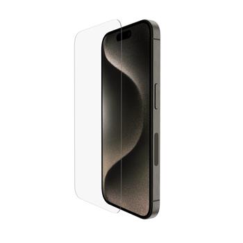 Belkin SCREENFORCE™ UltraGlass2 Anti-Microbial ochranné sklo pro iPhone 15 Pro (OVA133zz)