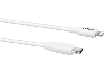 AVACOM MFIC-40W kabel USB-C - Lightning, MFi certifikace, 40cm, bílá (DCUS-MFIC-40W)