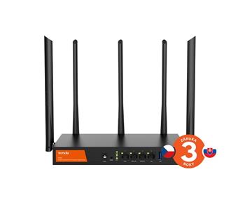 Tenda W30E - Wireless Enterprise Hotspot Router AX3000, VPN, 1xGWAN, 2xGWAN/LAN, 1xGLAN (75011966)