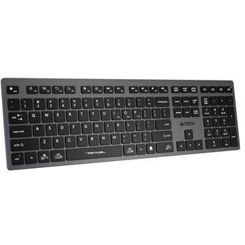 A4tech FBX50C, bezdrátová kancelářská klávesnice,BT/USB 2,4Ghz, černá (FBX50C-BK)