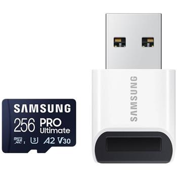 Samsung PRO Ultimate/micro SDXC/256GB/200MBps/UHS-I U3 / Class 10/+ Adaptér/Modrá (MB-MY256SB/WW)