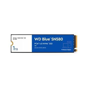 WD BLUE SSD NVMe 1TB PCIe SN580,Gen4 , (R:4150, W:4150MB/s) (WDS100T3B0E)