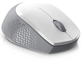 Genius NX-8000S BT, myš, bezdrátová, 1200DPI, 3 tlačítka, Bluetooth, USB 2,4 GHz, bílo-šedá (31030034400)