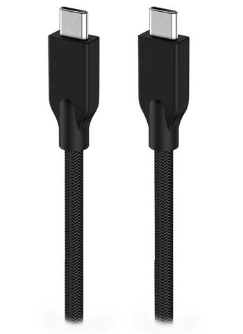 Genius ACC-C2CC-3A, Kabel, USB-C/USB-C, USB 3.0, 3A, PD 60W, opletený, 1m, černý (32590006400)