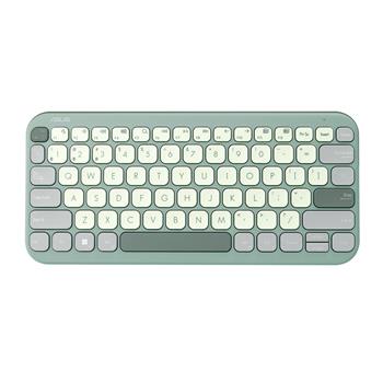 ASUS klávesnice KW100 Marshmallow - bezdrátová/bluetooth/CZ/SK/zelená (90XB0880-BKB0W0)