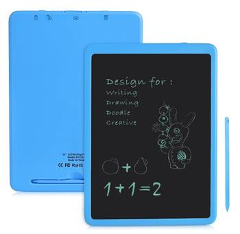 Elektronický kreslící jednobarevný tablet 10" LCD, modrý