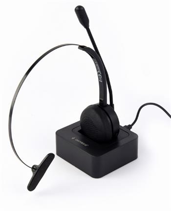 Gembird Sluchátka BTHS-M-01, vhodné pro call centra, mikrofon, Bluetooth, černá (SLU051245)