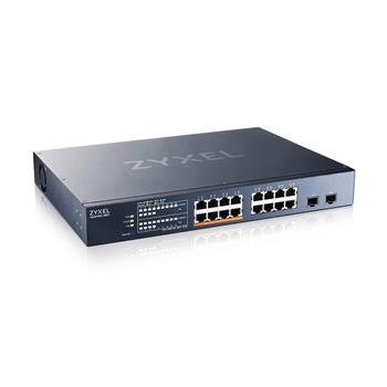 Zyxel XMG1915-18EP 16-port 2.5GbE, 2 SFP+, 8 x PoE++ 180W Smart Switch, hybird mode, standalone or NebulaFlex Cloud (XMG1915-18EP-EU0101F)