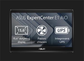 ASUS ExpertCenter E1 AiO N4500/4GB/128GB SSD/15,6" FHD/Touch/2yr Pick up & Return/Bez OS/Černá (E1600WKAT-BA076M)