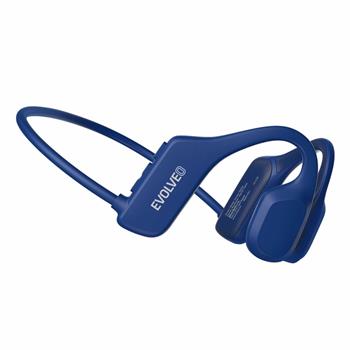 EVOLVEO BoneSwim Lite MP3 8GB, bezdrátová sluchátka s mikrofonem na lícní kosti, modré (BSL-MP3-8GB-BL)
