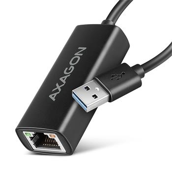 AXAGON ADE-AR, USB-A 3.2 Gen 1 - Gigabit Ethernet síťová karta, Realtek 8153, auto instal (ADE-AR)