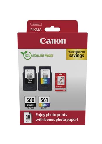 Canon cartridge PG-560/CL-561 PVP / Black +Color / 360str. (3713C008)