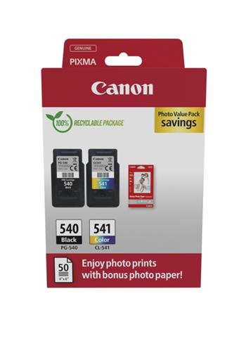 Canon cartridge PG-540/CL-541 + fotopapír GP-501/Photo Value Pack/180str. (5225B013)