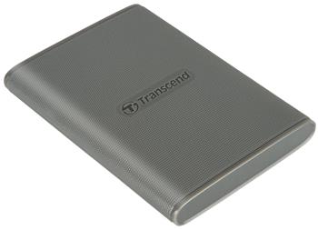 Transcend ESD360C 1TB, USB 20Gbps Type C, Externí SSD disk (3D NAND flash), kompaktní rozměry, šedý (TS1TESD360C)