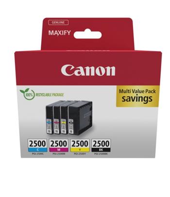 Canon cartridge INK PGI-2500 BK/C/M/Y MULTI / 1x29,1ml + 3x9,6ml (9290B006)