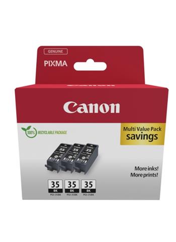 Canon cartridge PGI-35Bk Black (PGI35BK) Triple Pack / 3x Black / 3x9,3ml (1509B028)