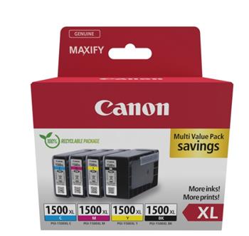 Canon cartridge INK PGI-1500XL BK/C/M/Y/ Multipack / 780str. (9182B010)