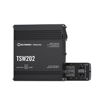 Teltonika PoE+ L2 Managed Switch 8 10/100/1000, 2x SFP - TSW202 (TSW202)