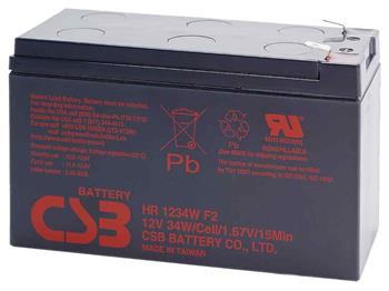 CSB baterie 12V 9Ah F2 HighRate (HR 1234W) (PBCS-12V009-F2AH)