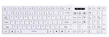 Activejet K-3066SW USB Wired Keyboard, White (PERACJKLA0029)