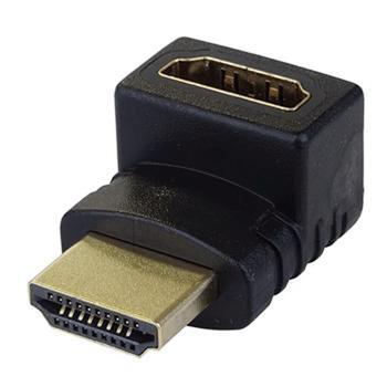 PremiumCord Adapter HDMI M/F zahnutý do pravého úhlu 90° - opačný (kphdma-16)
