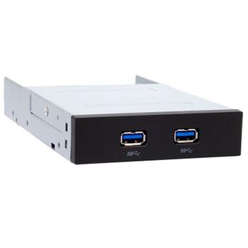 CHIEFTEC interní box do 3,5", 2x USB3.0, černý (MUB-3002)