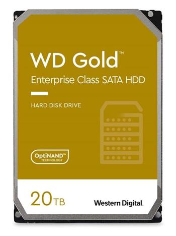WD Gold Enterprise WD202KRYZ/20TB/3,5”/512MB cache/7200 RPM/SATAIII/600/269 MB/s/CMR (WD202KRYZ)
