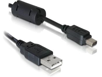 Delock KABEL USB 2.0 mini typ Olympus 12pin délka 1m (82417)