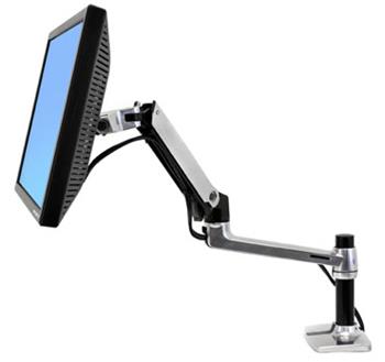 ERGOTRON LX Desk Mount Arm, Polished Aluminum, stolní rameno max 32" LCD (45-241-026)