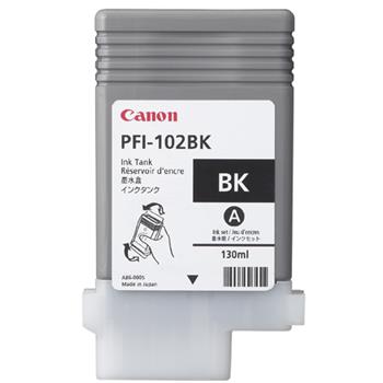 Canon cartridge PFI-102BK iPF-500, 6x0, 7xx, LP-xx (PFI102BK)/black/130ml (0895B001)