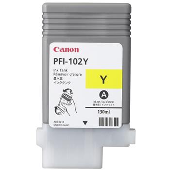 Canon cartridge PFI-102Y iPF-500, 6x0, 7xx, LP-xx (PFI102Y)/yellow/130ml (0898B001)