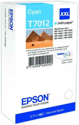 EPSON cartridge T7012 cyan (WorkForce) (C13T70124010)