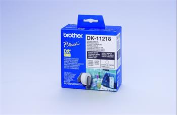 Brother - DK 11218 (papírové / kulaté, průměr 24 mm - 1000 ks) (DK11218)