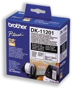 Brother - DK-11201 (papírové / standardní adresy - 400 ks) 29 x 90 mm (DK11201)